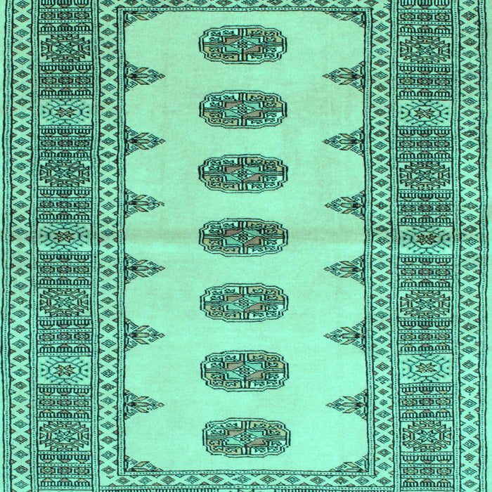 Southwestern Turquoise Country Rug, tr285turq