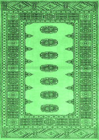 Southwestern Emerald Green Country Rug, tr285emgrn