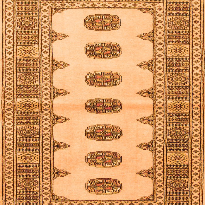 Serging Thickness of Machine Washable Southwestern Orange Country Area Rugs, wshtr285org