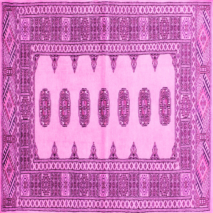 Square Southwestern Pink Country Rug, tr285pnk