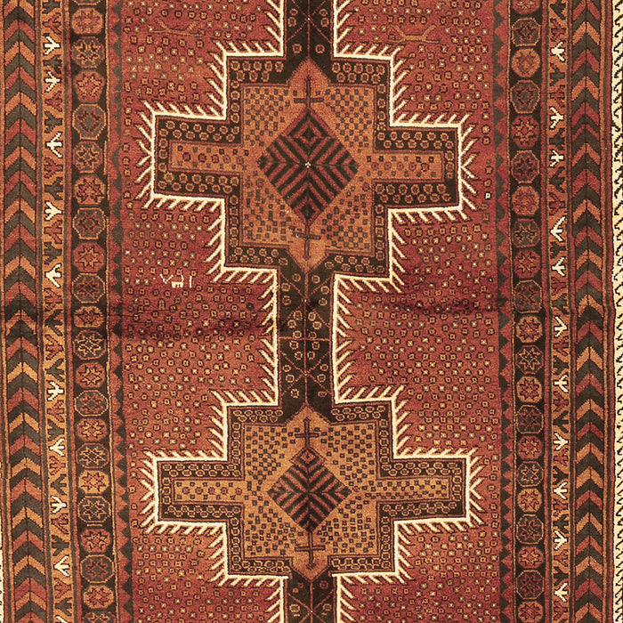 Machine Washable Persian Brown Traditional Rug, wshtr2860brn