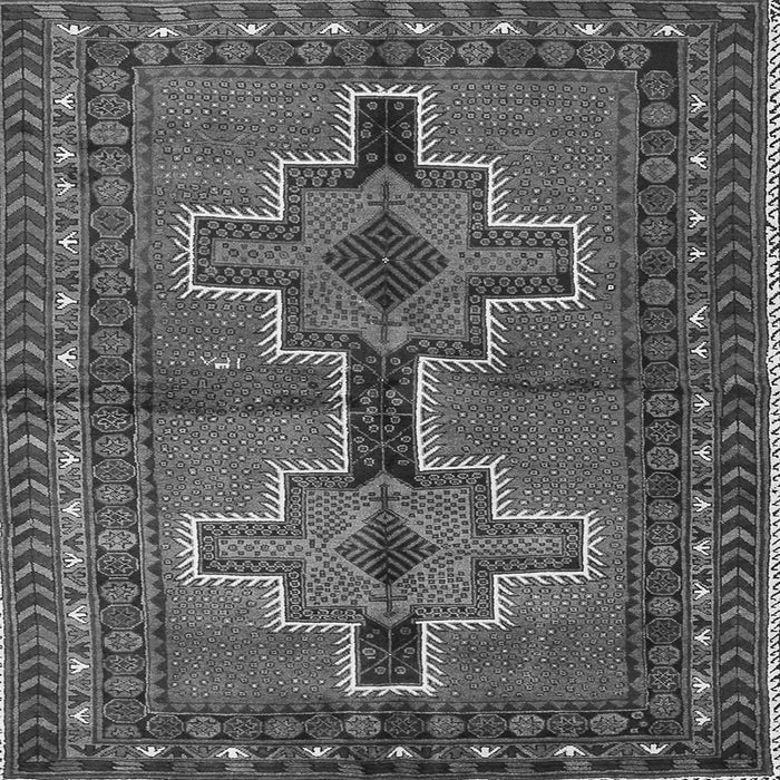 Serging Thickness of Persian Gray Traditional Rug, tr2860gry