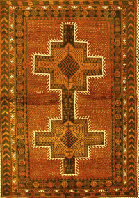 Persian Yellow Traditional Rug, tr2860yw