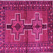 Square Persian Pink Traditional Rug, tr2860pnk