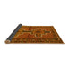 Sideview of Persian Yellow Traditional Rug, tr2860yw
