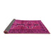 Sideview of Persian Pink Traditional Rug, tr2860pnk