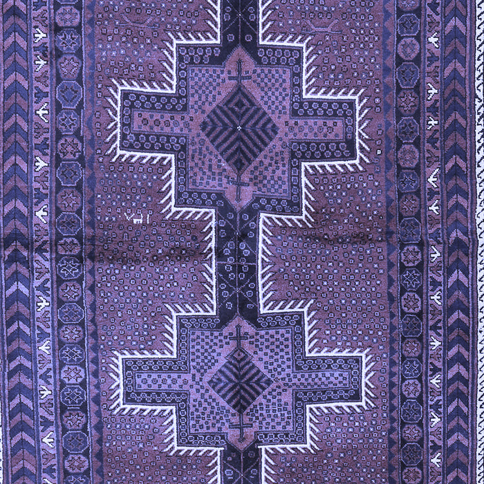 Machine Washable Persian Blue Traditional Rug, wshtr2860blu