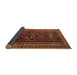 Sideview of Persian Brown Traditional Rug, tr2861brn