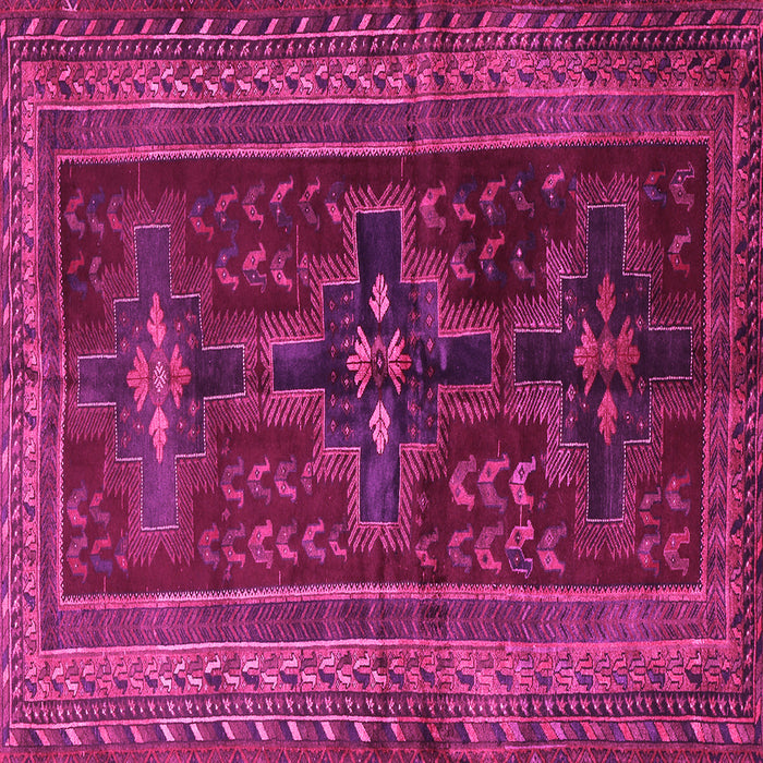 Square Persian Pink Traditional Rug, tr2861pnk