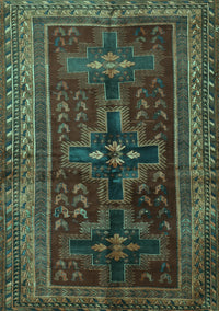 Persian Turquoise Traditional Rug, tr2861turq