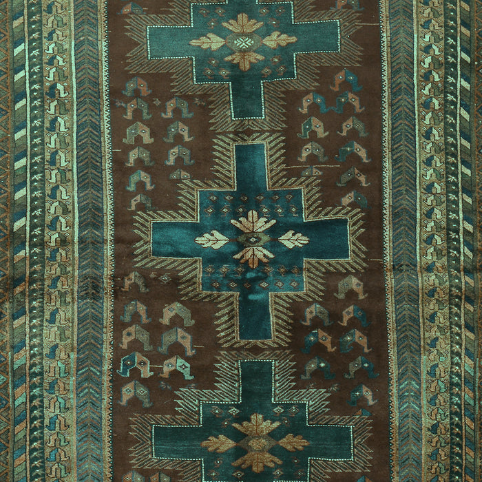 Persian Turquoise Traditional Rug, tr2861turq