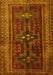 Persian Yellow Traditional Rug, tr2861yw