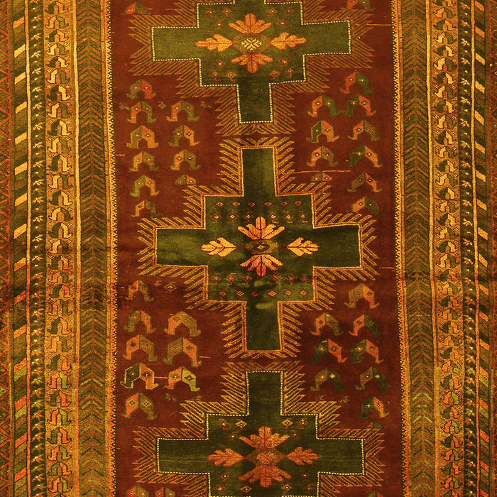 Persian Yellow Traditional Rug, tr2861yw