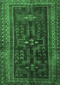 Persian Emerald Green Traditional Rug, tr2861emgrn