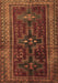 Machine Washable Persian Brown Traditional Rug, wshtr2861brn