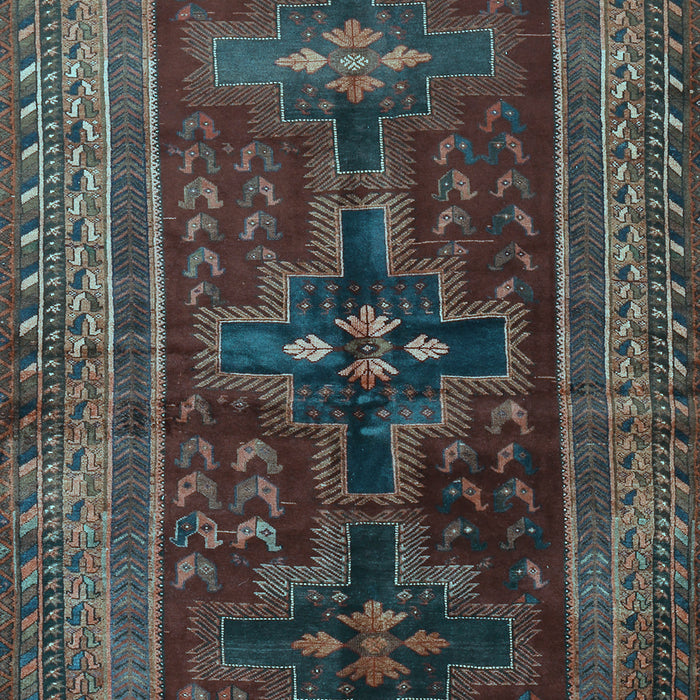 Persian Light Blue Traditional Rug, tr2861lblu