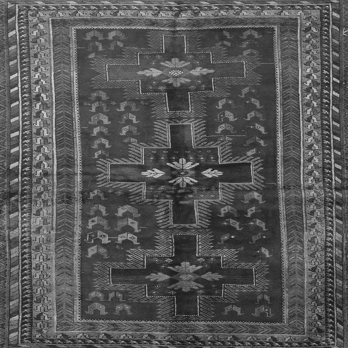 Serging Thickness of Persian Gray Traditional Rug, tr2861gry