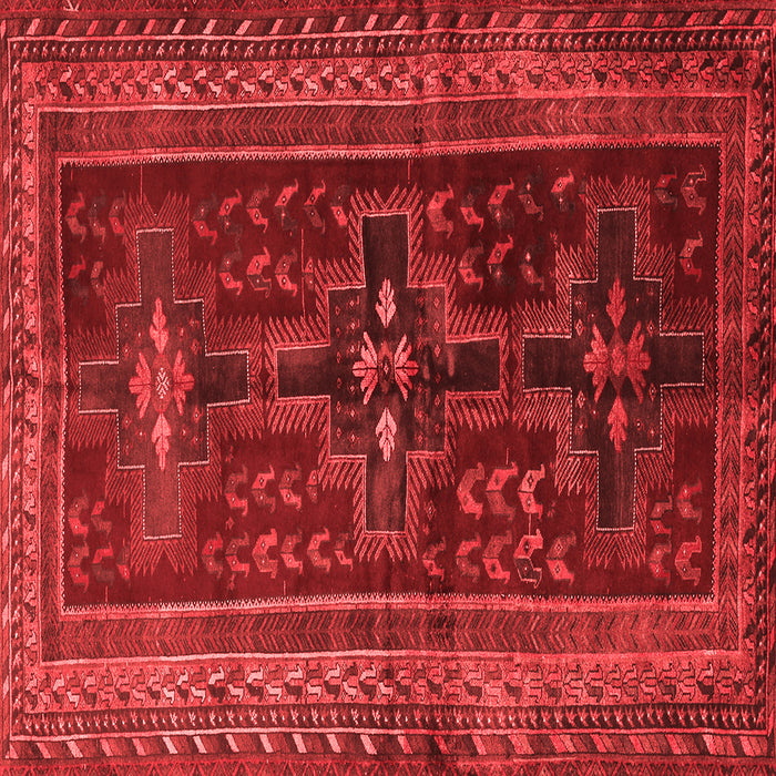 Machine Washable Persian Red Traditional Rug, wshtr2861red