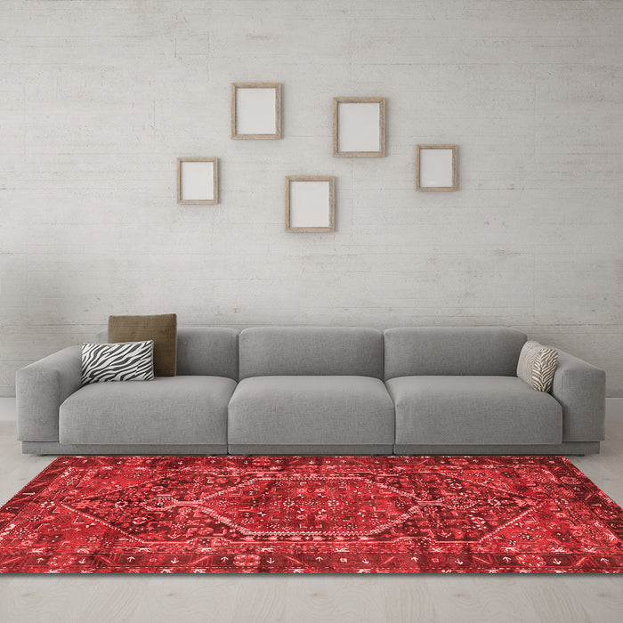 Traditional Red Washable Rugs
