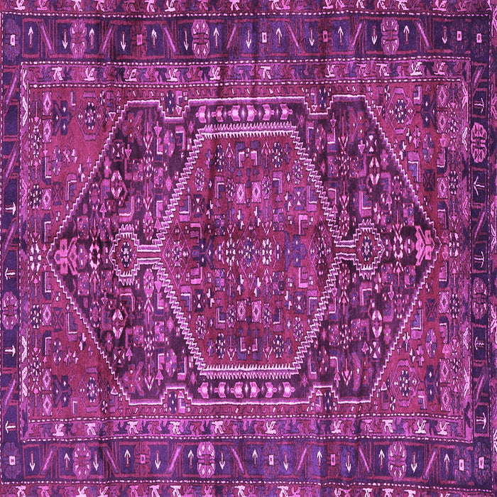 Square Persian Purple Traditional Rug, tr2862pur
