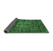 Sideview of Persian Emerald Green Traditional Rug, tr2863emgrn