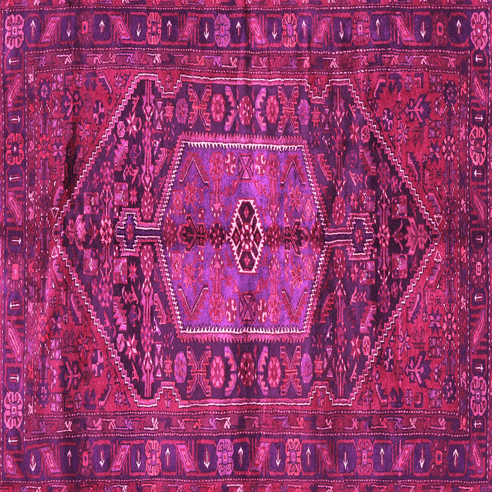 Square Persian Pink Traditional Rug, tr2863pnk
