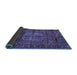 Sideview of Persian Blue Traditional Rug, tr2863blu