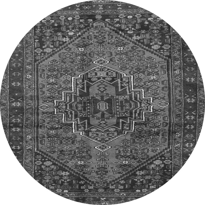 Machine Washable Persian Gray Traditional Rug, wshtr2864gry