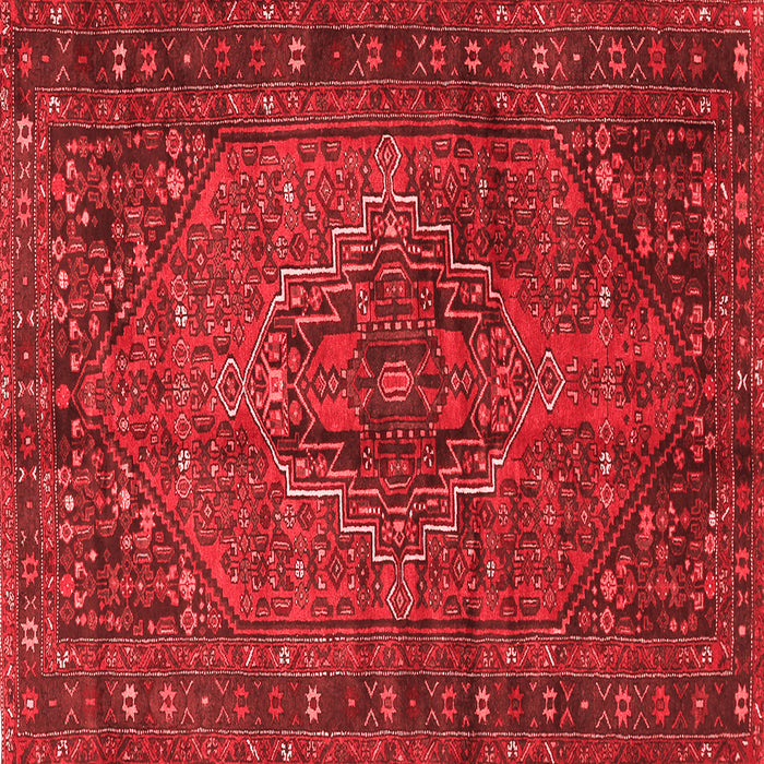 Machine Washable Persian Red Traditional Rug, wshtr2864red