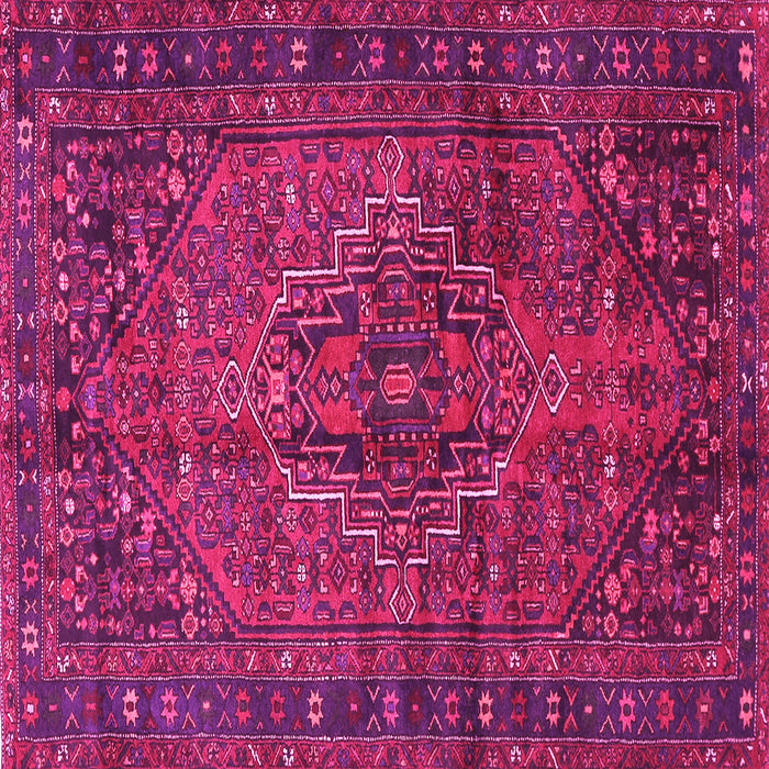 Square Persian Pink Traditional Rug, tr2864pnk