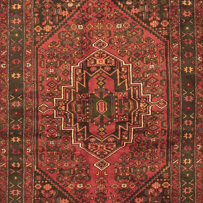 Machine Washable Persian Brown Traditional Rug, wshtr2864brn