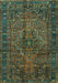 Persian Turquoise Traditional Rug, tr2864turq