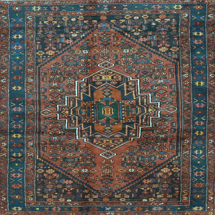 Square Persian Light Blue Traditional Rug, tr2864lblu