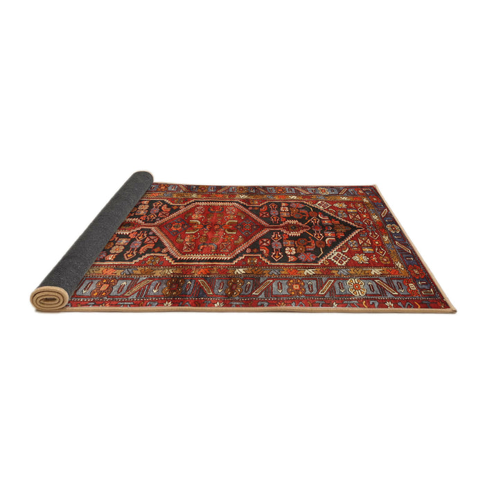 Sideview of Traditional Red Persian Rug, tr2865