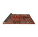 Sideview of Traditional Red Persian Rug, tr2865