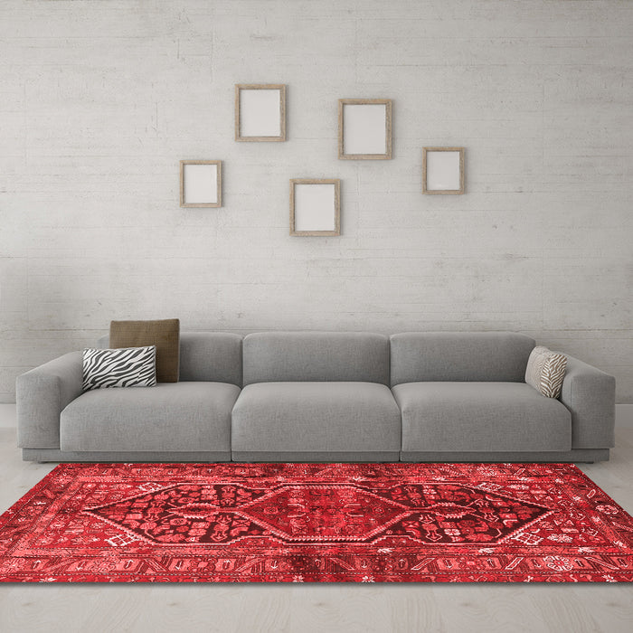 Traditional Red Washable Rugs