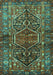 Persian Turquoise Traditional Rug, tr2865turq