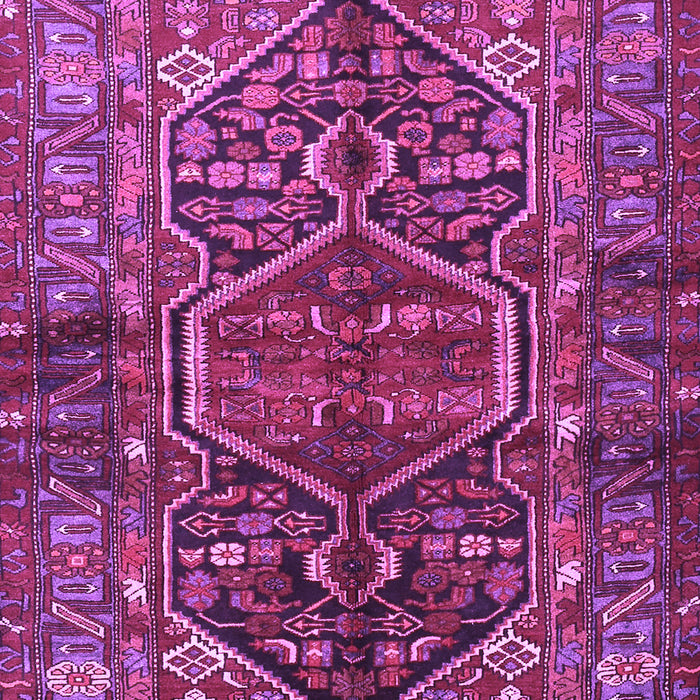 Machine Washable Persian Purple Traditional Area Rugs, wshtr2865pur