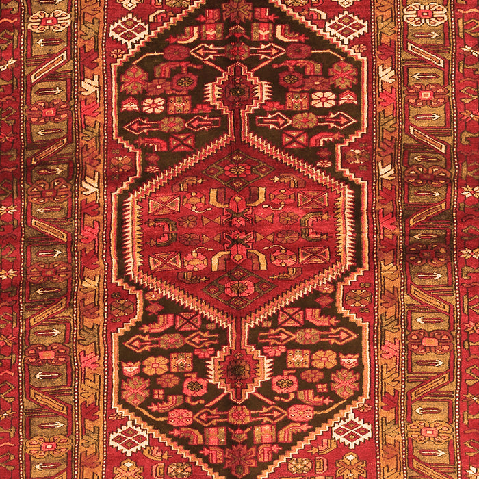 Persian Orange Traditional Rug, tr2865org