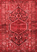Persian Red Traditional Area Rugs