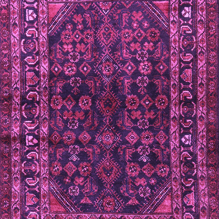 Machine Washable Persian Purple Traditional Area Rugs, wshtr2866pur