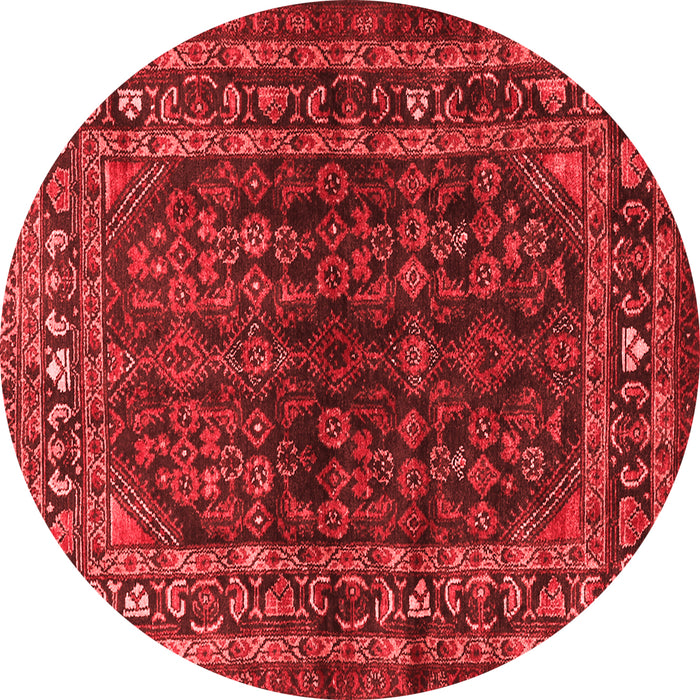 Machine Washable Persian Red Traditional Rug, wshtr2866red
