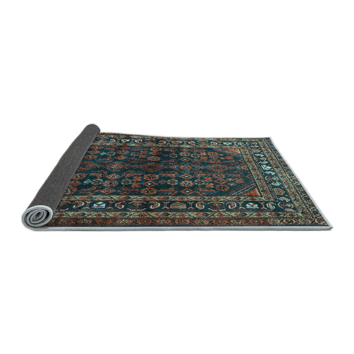 Sideview of Persian Light Blue Traditional Rug, tr2866lblu