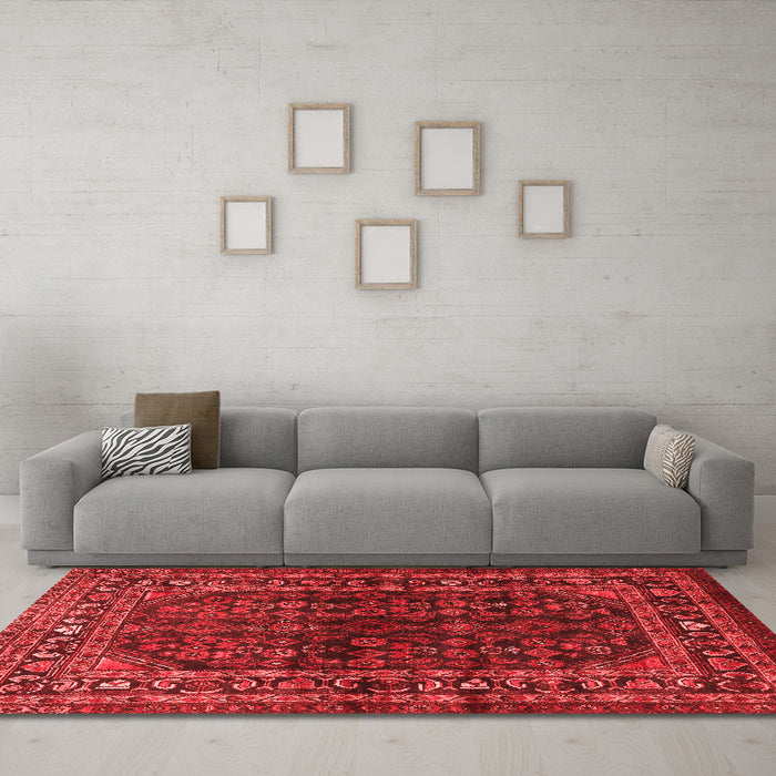 Traditional Red Washable Rugs