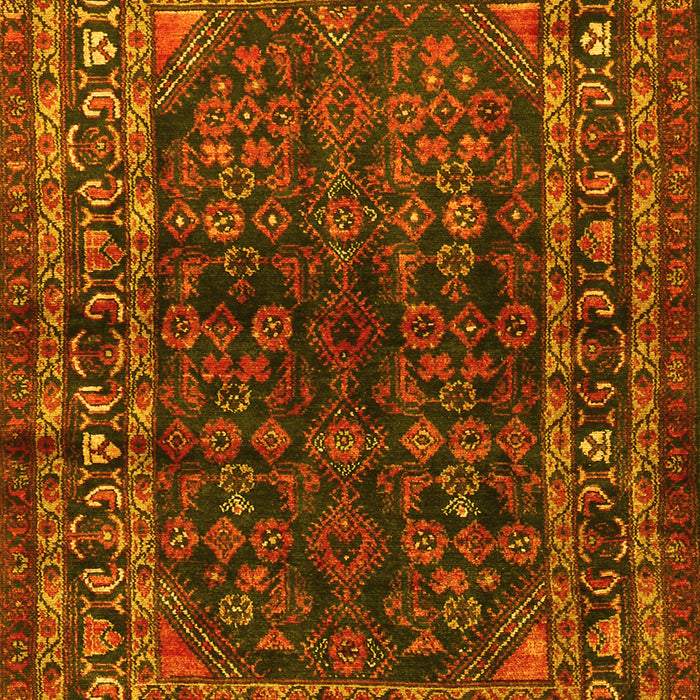 Persian Yellow Traditional Rug, tr2866yw