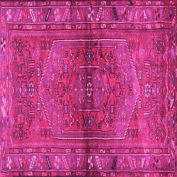 Square Persian Pink Traditional Rug, tr2867pnk