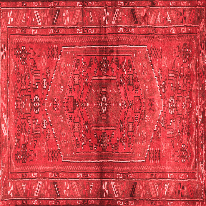 Machine Washable Persian Red Traditional Rug, wshtr2867red