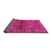 Sideview of Persian Pink Traditional Rug, tr2867pnk