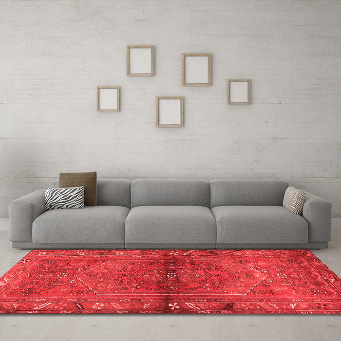 Traditional Red Washable Rugs