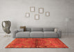 Machine Washable Persian Orange Traditional Area Rugs in a Living Room, wshtr2867org